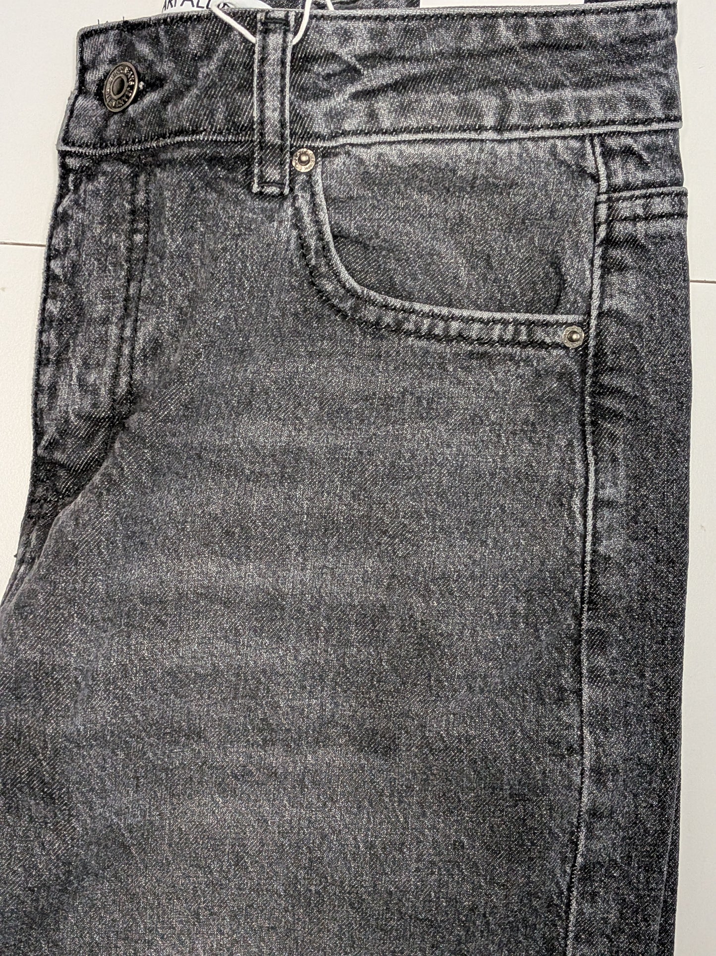Jeans nero sabbiato dritto STORE 55
