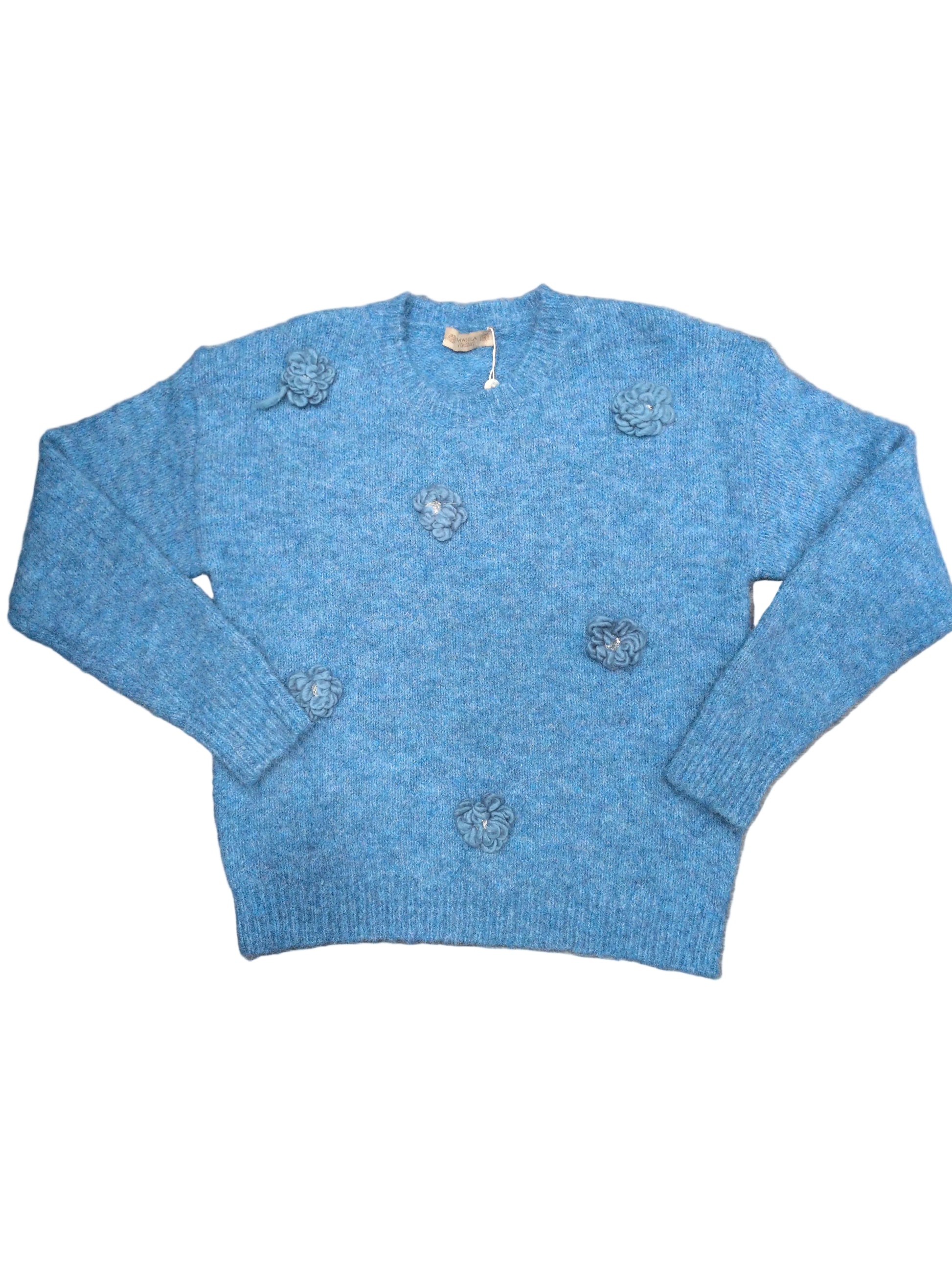 Girocollo donna lana e mohair morbido avvolgente STORE 55