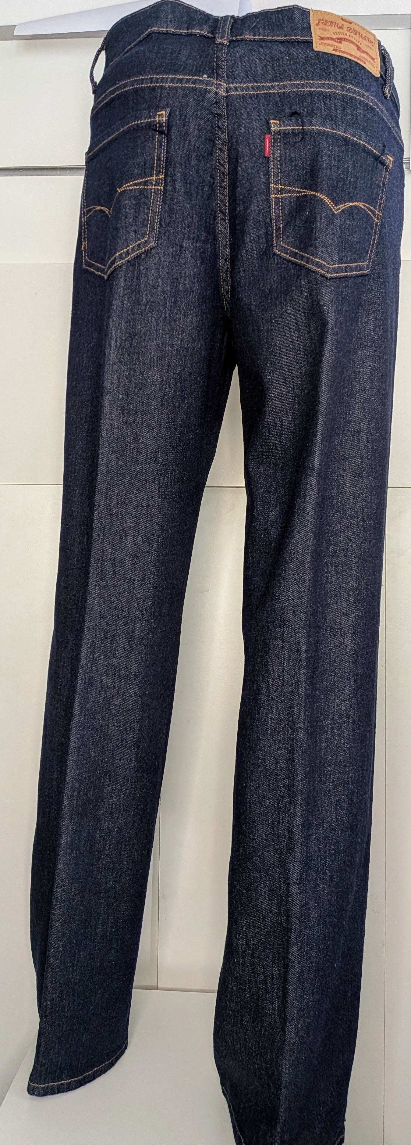 Jeans curvy dritto scuro