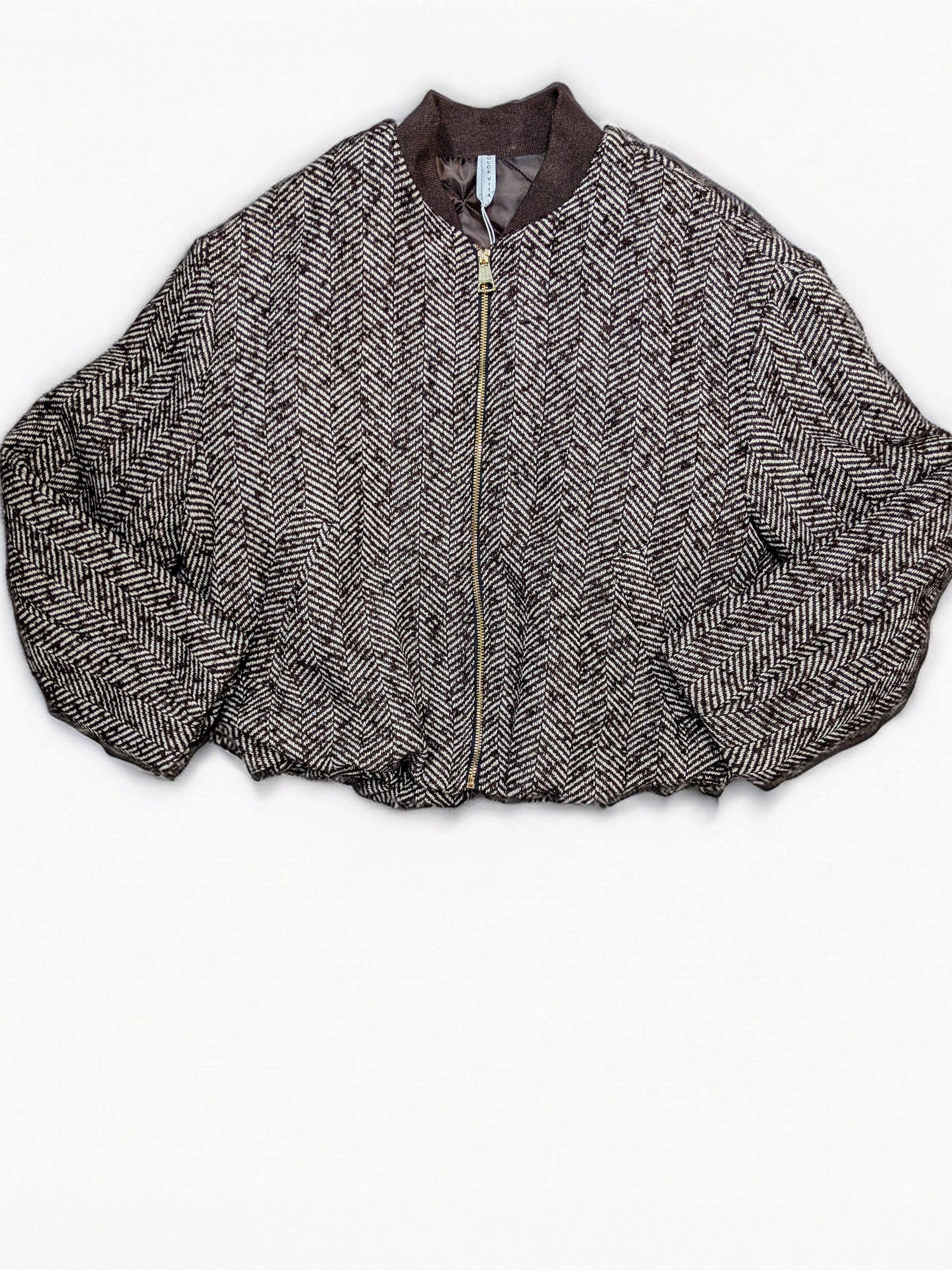 Bomber donna trapuntato in lana elegante STORE 55