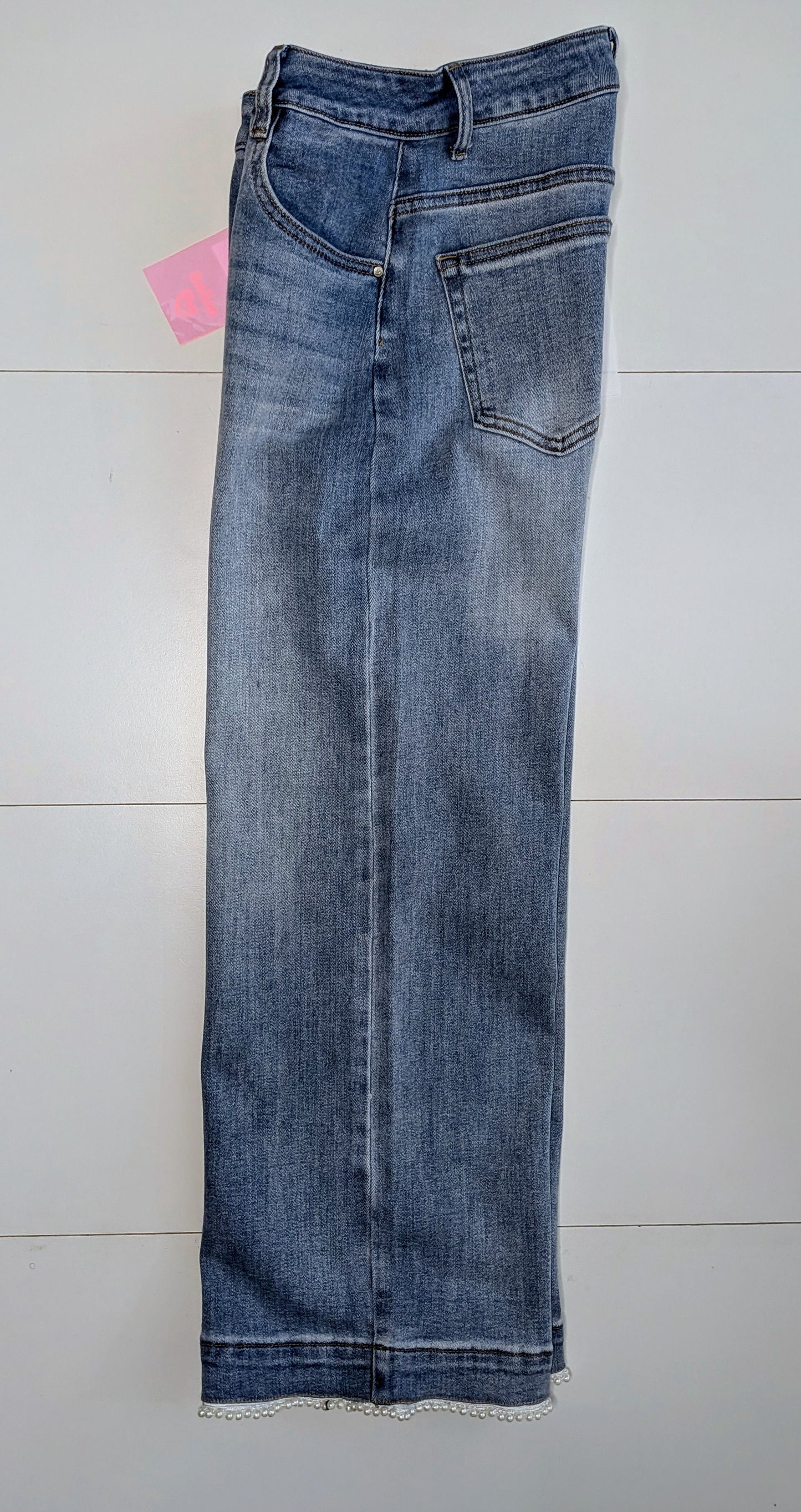 Jeans con applicazioni perline STORE 55