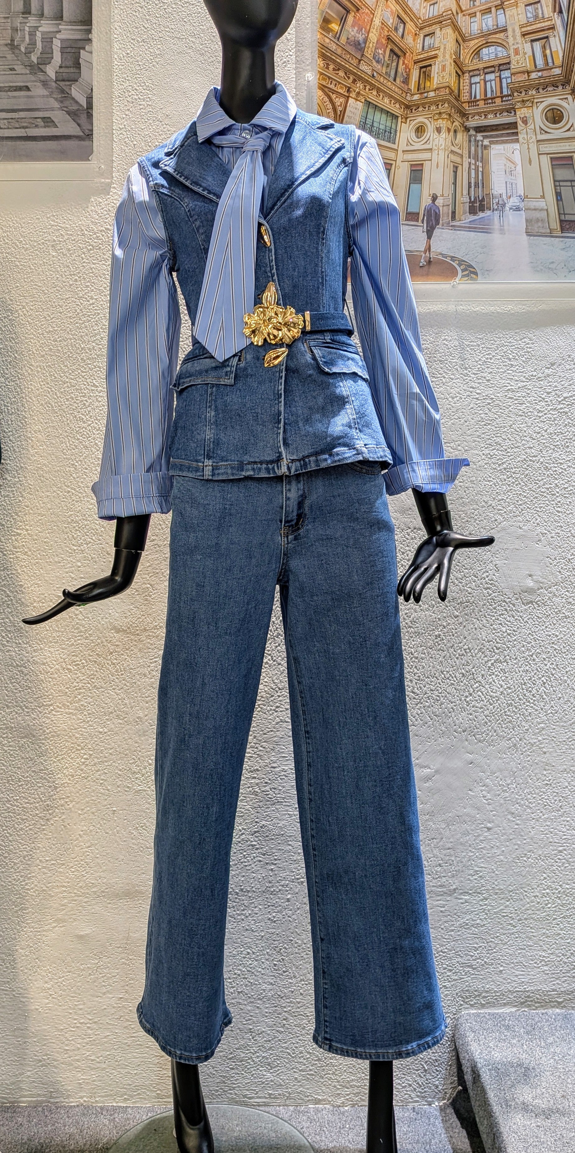 Jeans completo con gilet STORE 55