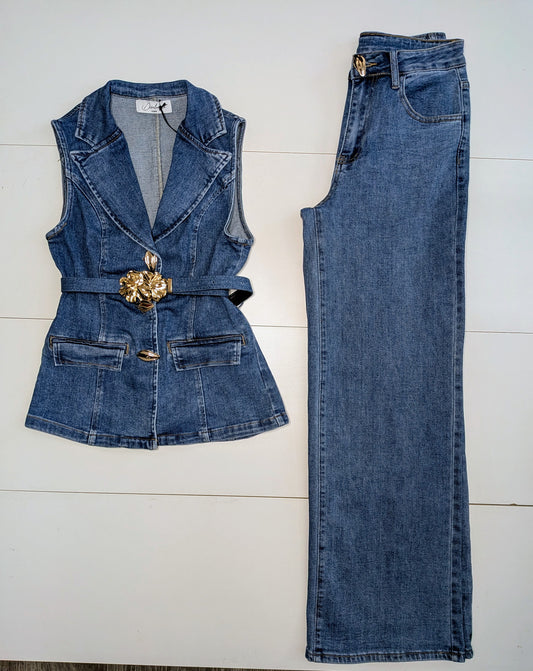 Jeans completo con gilet STORE 55